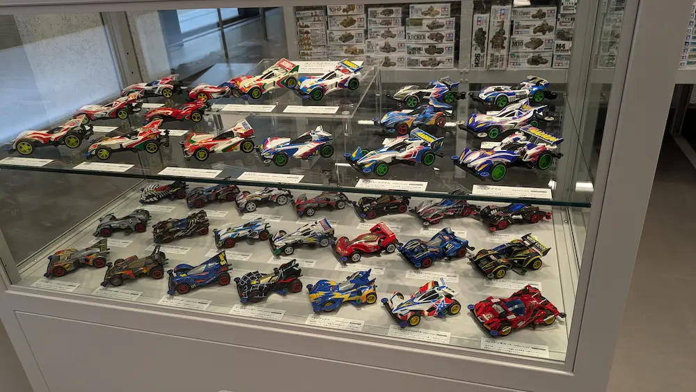 TAMIYA PLAMODEL FACTORY TOKYOのミニ四駆展示