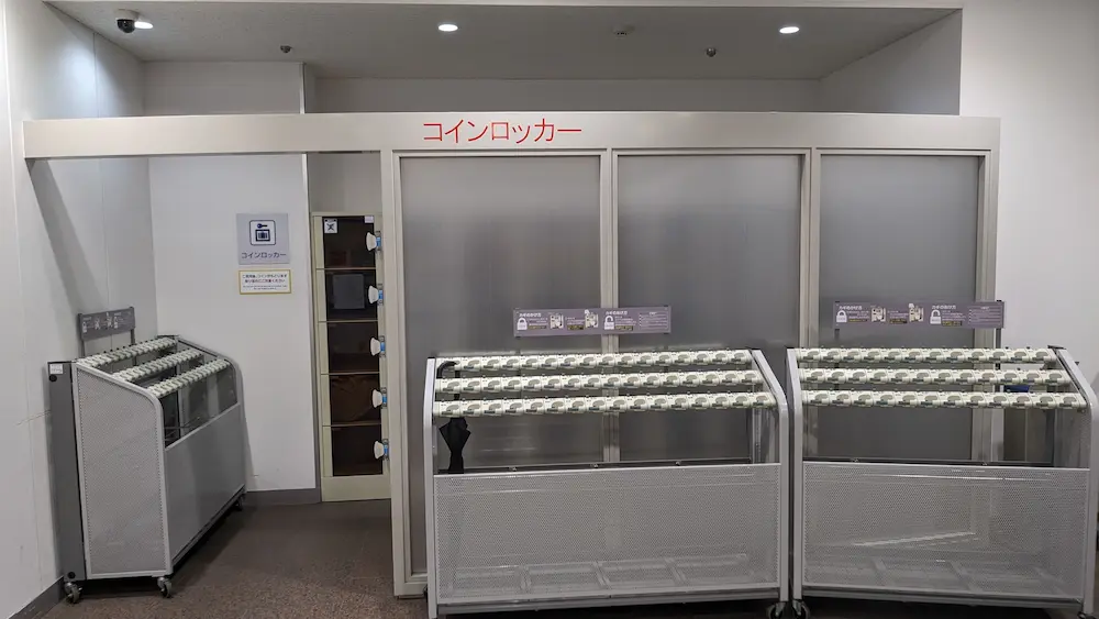 地下鉄博物館のコインロッカー