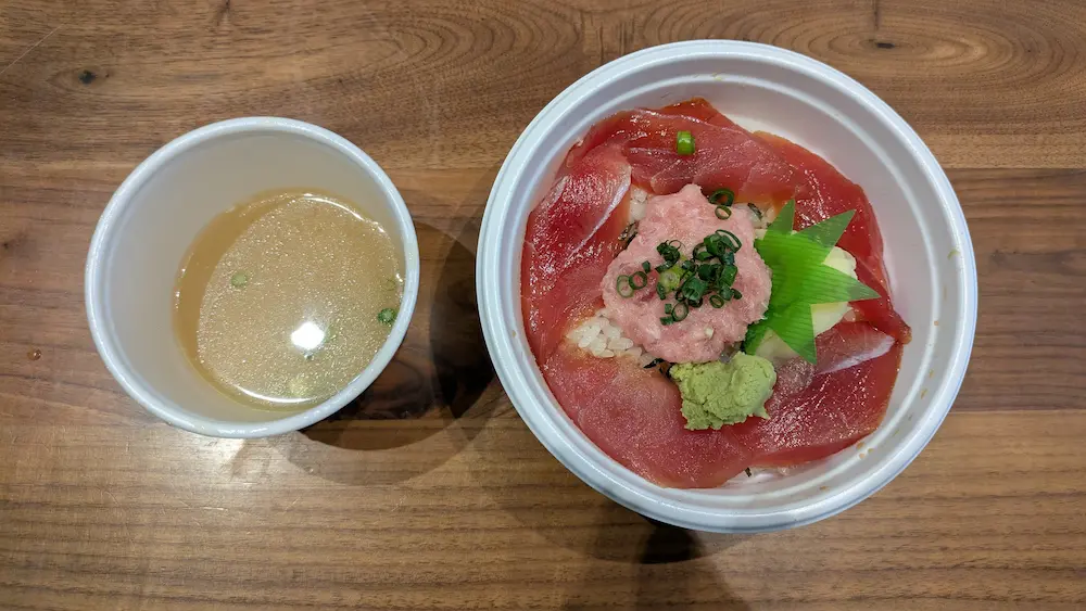 づけ鮪ネギトロランチ